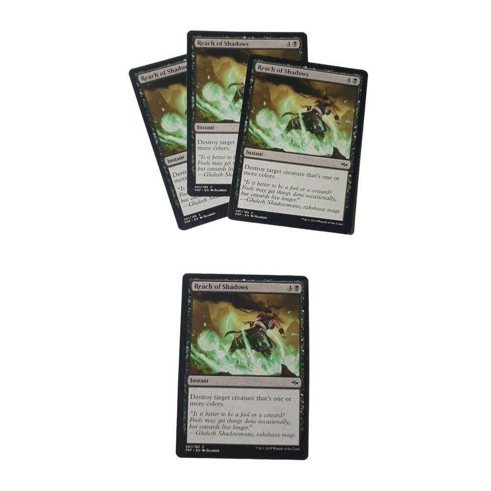 Magic The Gathering Reach Of Shadows Instant Card x4 2015 Wizards Of The Coast